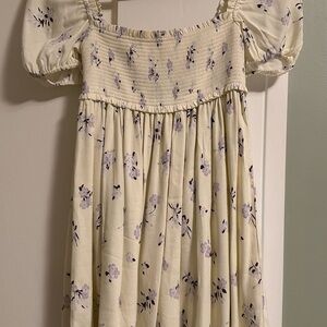 Sundeh Cream Floral Dress